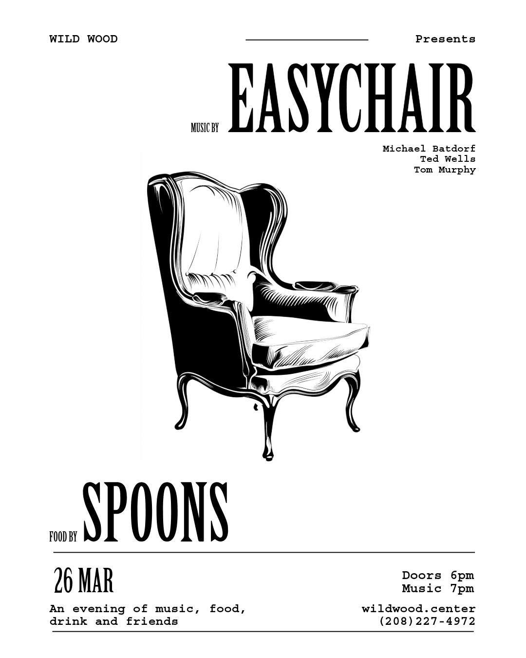 Dinner and a Show - Easychair and Spoons